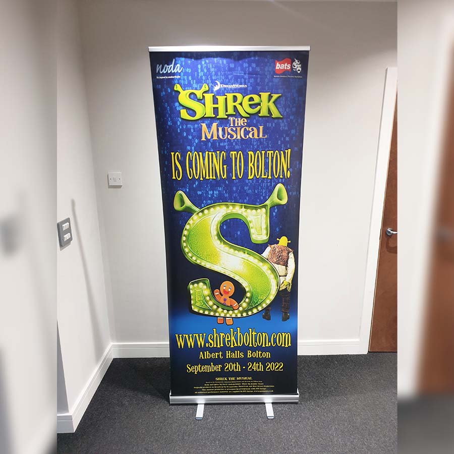 Fast turnaround printed roller banners in Bolton, Greater Manchester