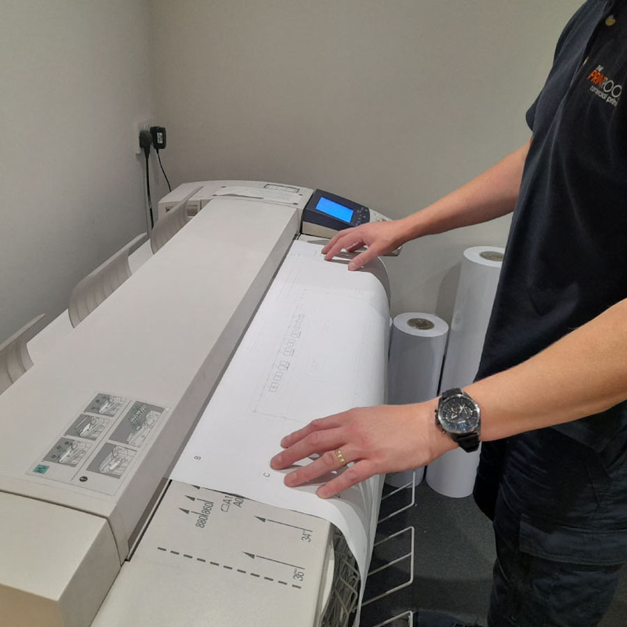 Fast turnaround Plan Printing & Scanning for your Bolton business