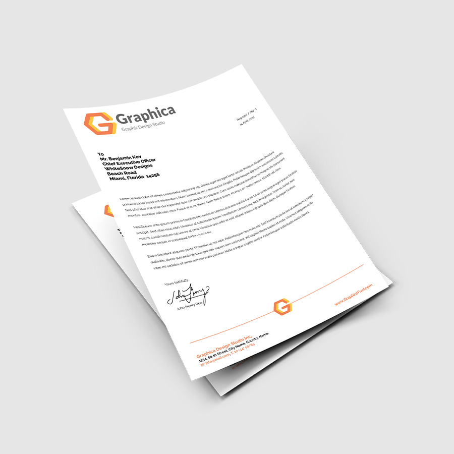 Fast turnaround printed letterheads for your Bolton business